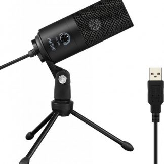 Конденсаторный студийный USB-микрофон Fifine (Черный) купить в Москве по недорогой цене
