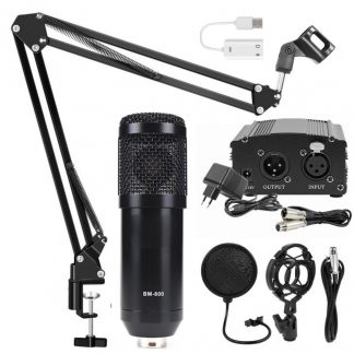 Комплект: конденсаторный микрофон BM800 (черный)